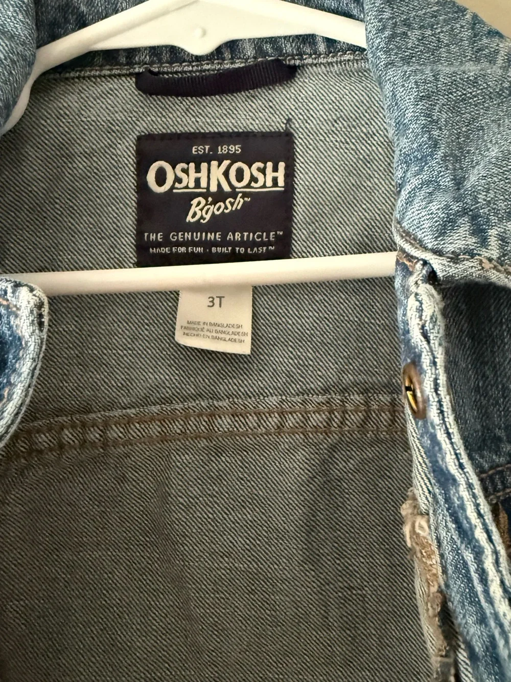 OshKosh Bgosh sturdy denim